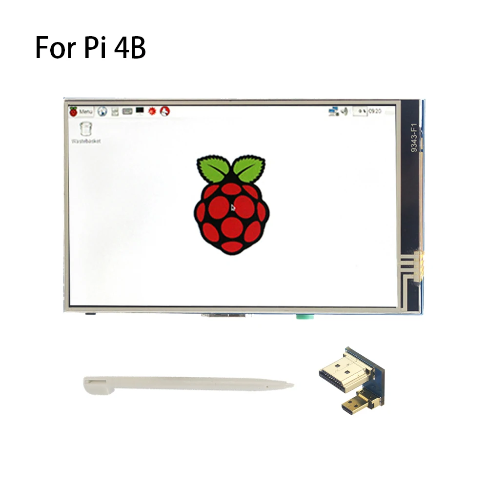 For Pi 4B Raspberry Pi 4-дюймовый TFT дисплей 800*480 ips сенсорный экран 4 ''HDMI ЖК-модуль для Raspberry Pi 4 3 Модель B 3B Plus 3 B+ Pi 4B - Цвет: For Pi 4B