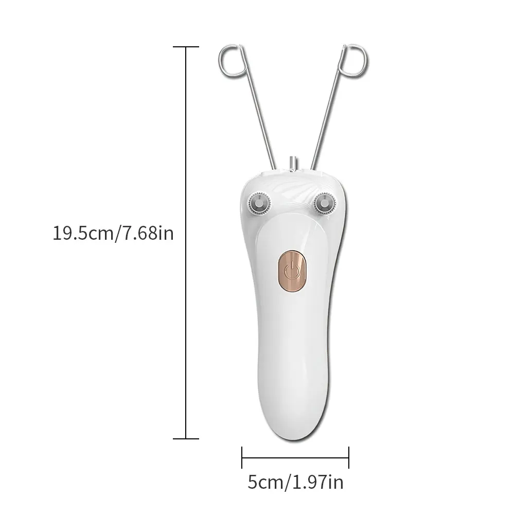 

Beauty Machine Electric Facial Hair Remover Female Body Leg Face Cotton Thread Hair Epilator Shaver Mini Women Hair Removal