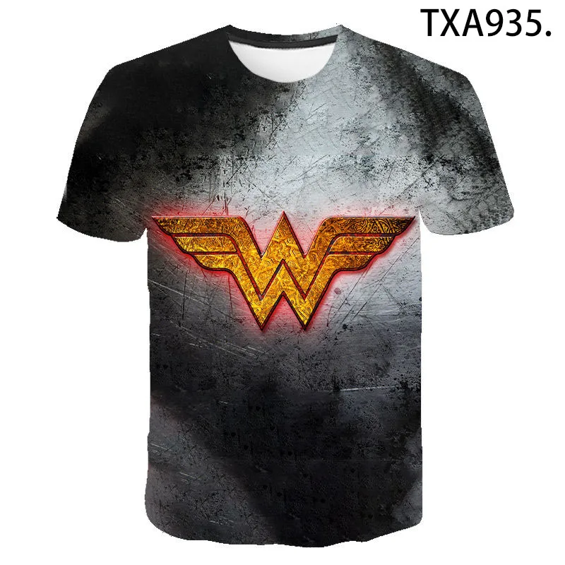 

Fashion Short Sleeve Wonder Movie 3D Print T Shirt Men Women Children Casual Streetwear Boy Girl Kids Summer Short Sleeve Tops