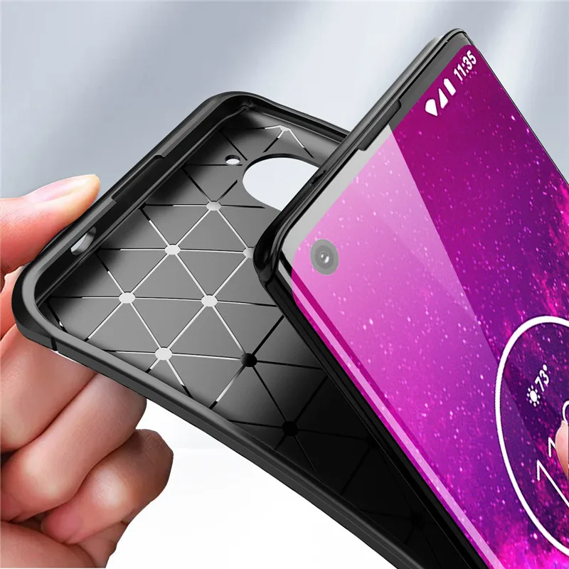 for motorola moto rola edge plus case luxury carbon fiber bumper silicone phone back case for moto rola edge cover free global shipping