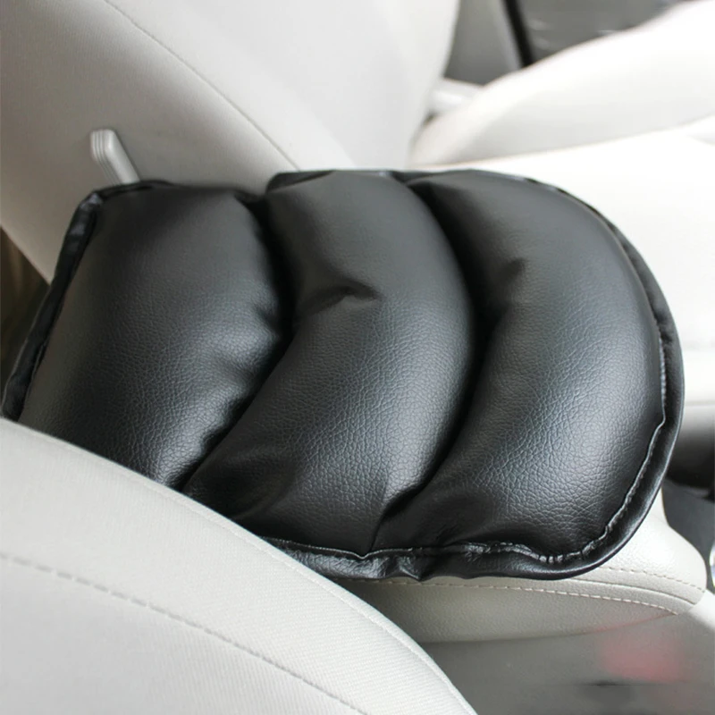 PU Soft Leather Auto Center Console Box Armrest Seat Protective Pad Cushion Armrest Seat Protective Pad Car  Accessory Interior
