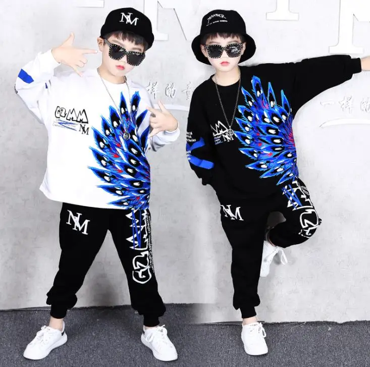 Комплект осенней одежды для мальчиков 2 шт. детские весенние костюмы детская