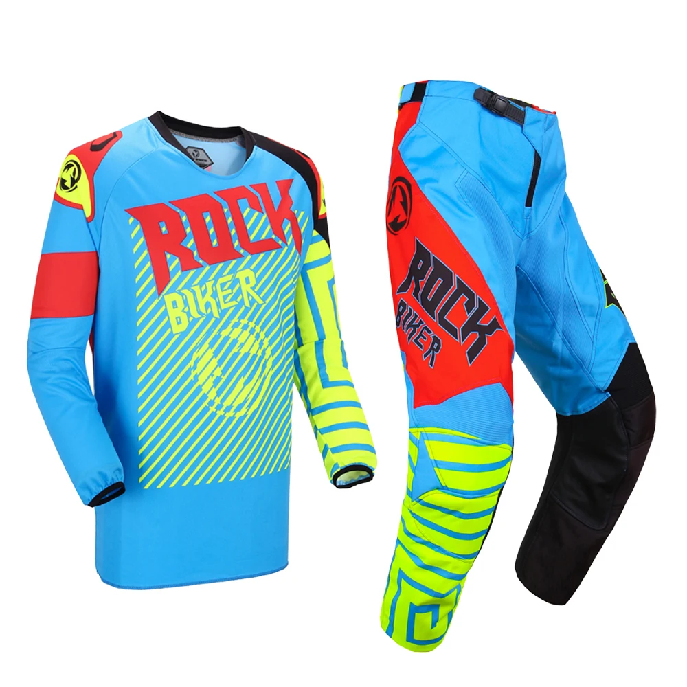 

2021 Enduro Bike Jerseys and pants Motocross Racing Suit Downhill DH BMX Long Sleeve Cycling Clothes MX Summer MTB Combo