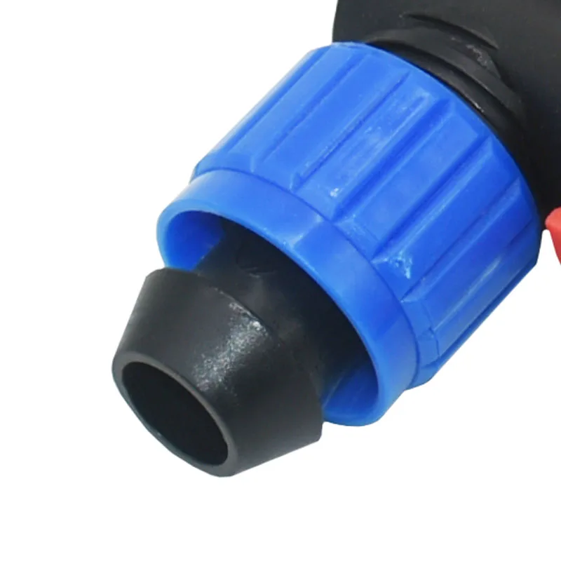 Шланг садовый с фиксирующей гайкой 20 мм полиэтиленовый клапан для полива воды 15