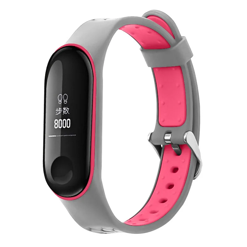 

Duoteng for Mi Band 3 4 Strap Sport Silicone Watch Wrist Bracelet Miband 3 Strap Accessories Bracelet Smart for Xiaomi Mi Band 4