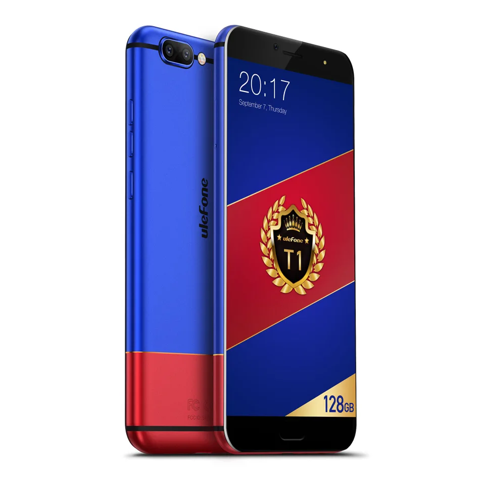 Мобильный телефон Ulefone T1 Premium Edition Android 7 0 четыре ядра 6 ГБ ОЗУ 128 Гб ПЗУ 16 МП две