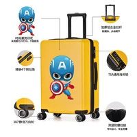disney captain america luggage multifunctional trendy universal wheel large capacity 24 inch password trolley case