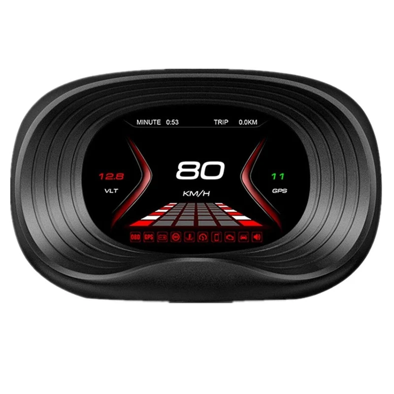 

P20 Navigation Version HUD Head Up Display GPS+OBD2+Navigation Intelligence 3 Inches HD Color Screen Car Display