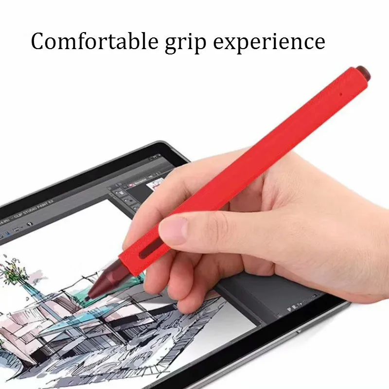 

Surface Pro Capacitive Laptop Stylus Holder For Microsoft Touch Screen Pencil Write Pen Silica Gel Case Stylet Tactile Stylo