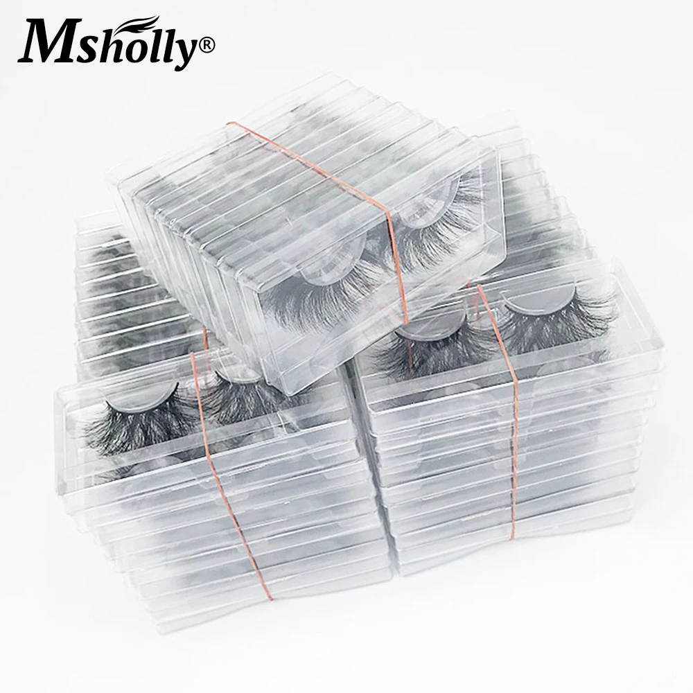 3D накладные ресницы из норки оптом индивидуальная упаковочная коробка для
