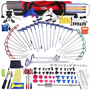 Инструменты PDR, новые качественные крючки, стержни, удаление вмятин без покраски, Ремонтный комплект автомобиля PDR, крюк, лом, автомобильные инструменты, удаление вмятин от града