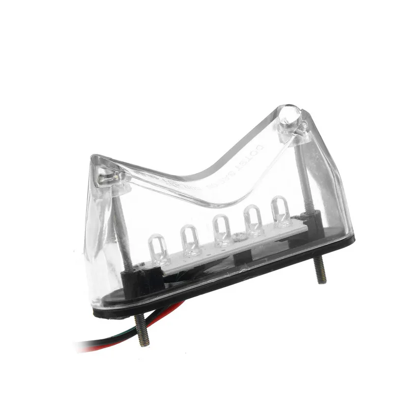 1 шт 12V Универсальный мотоцикл задний остановка хода тормозной фонарь светильник
