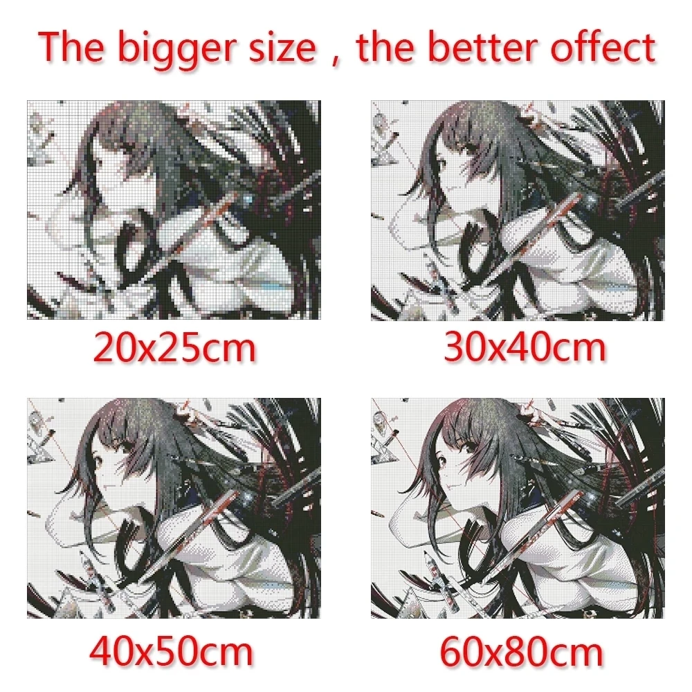 Распродажа японская серия аниме алмазная живопись сделай сам отделка для карт