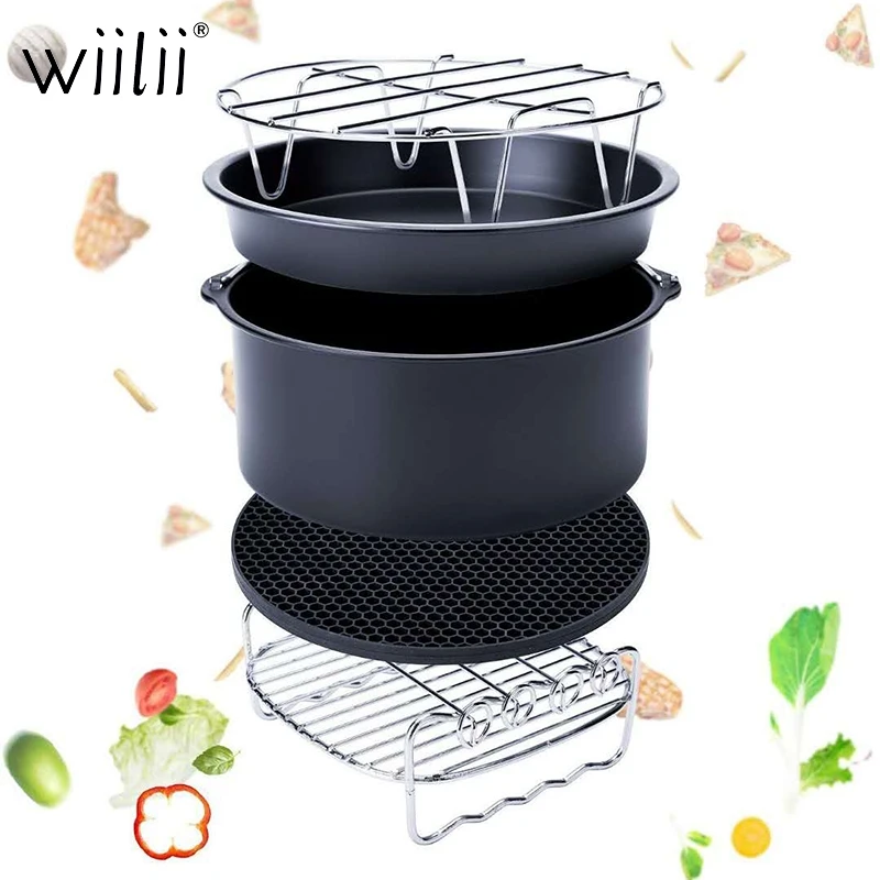 Wiilii 12 шт. 8 дюймовые аксессуары для фритюрницы совместимы с фритюрницей духовкой