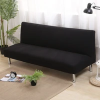 solid color sofa bed covers without armrest elastic tight wrap couch cover stretch flexible slipcovers sofa for banquet hotel