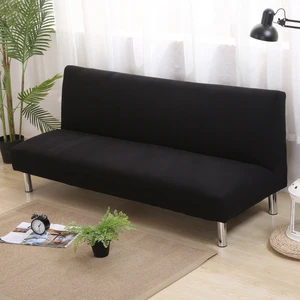 solid color sofa bed covers without armrest elastic tight wrap couch cover stretch flexible slipcovers sofa for banquet hotel free global shipping