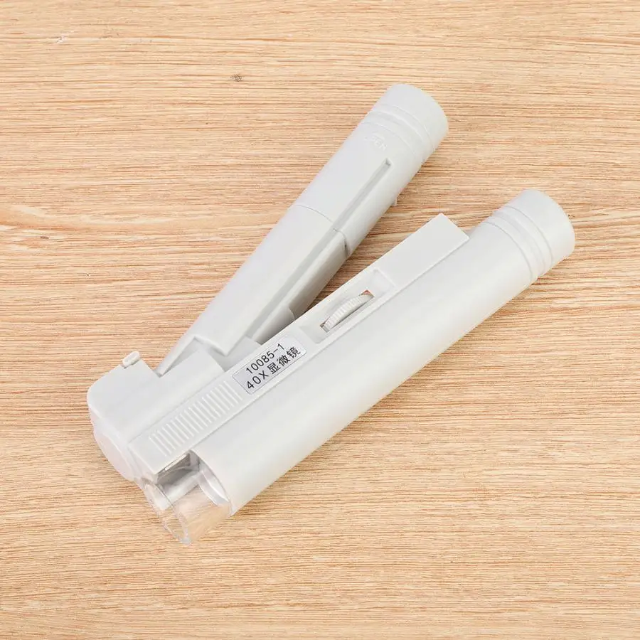 МИКРОСКОП СВЕТОДИОДНЫЙ Карманный с увеличением 40X микроскоп микрообъектив для