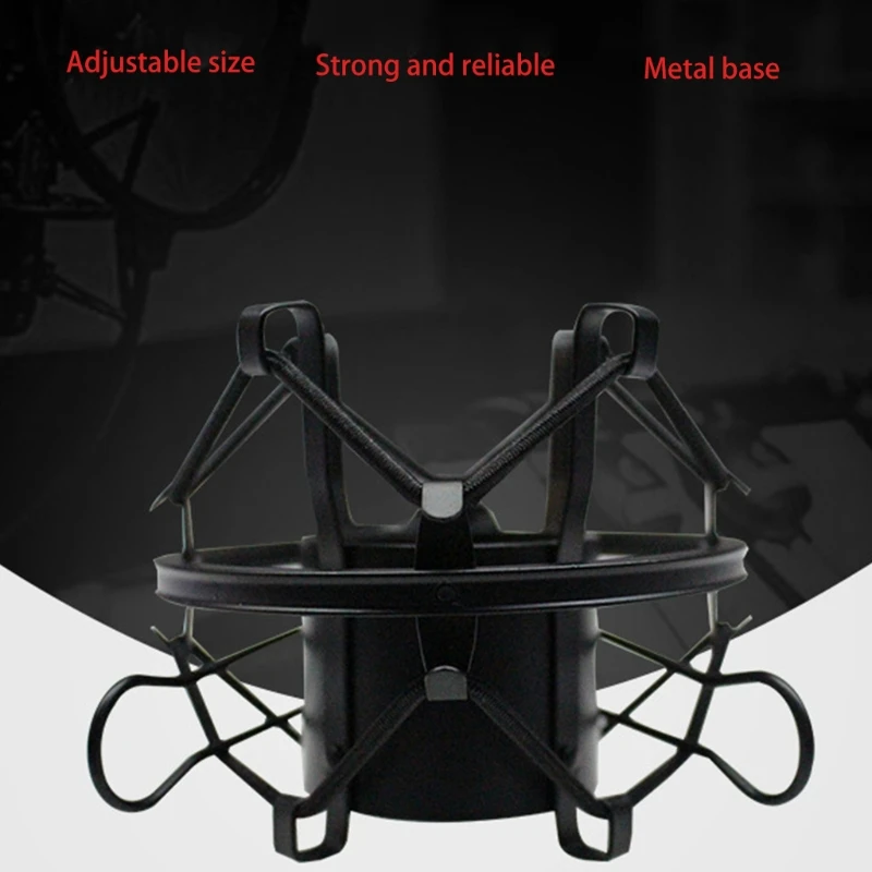 Высокое качество Паук микрофон подвесом Клип держатель Противоударная