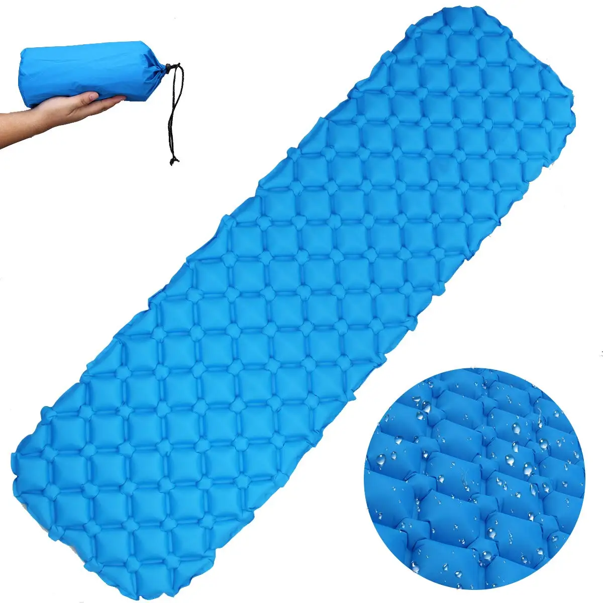 

Ultralight Camping Sleeping Pad Inflatable Camping Mat Pad for Backpacking & Hiking-Insulated Sleeping Mat Camping Mattress Pad