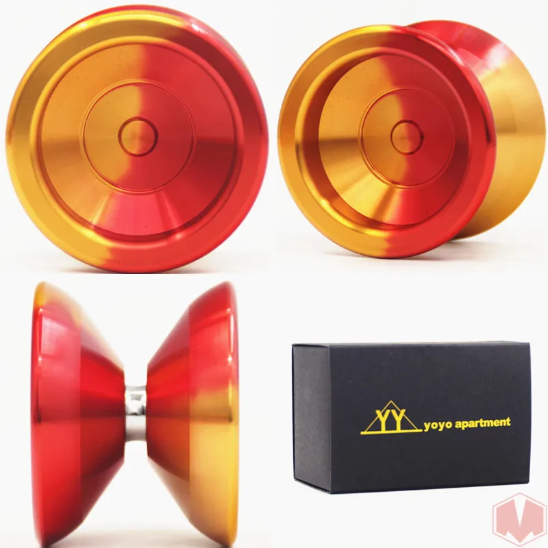 Yoyoквартиры погремушка YOYO 1A 3A 5A 7075 Алюминиевый сплав Металл Профессиональный Йо