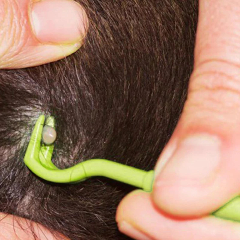 

Pets Tick Removal Tool Dual Tooth Tick Twister Cats Dogs Cleaning Supplies Mites Twist Hook Remover Hook Pet Supplies