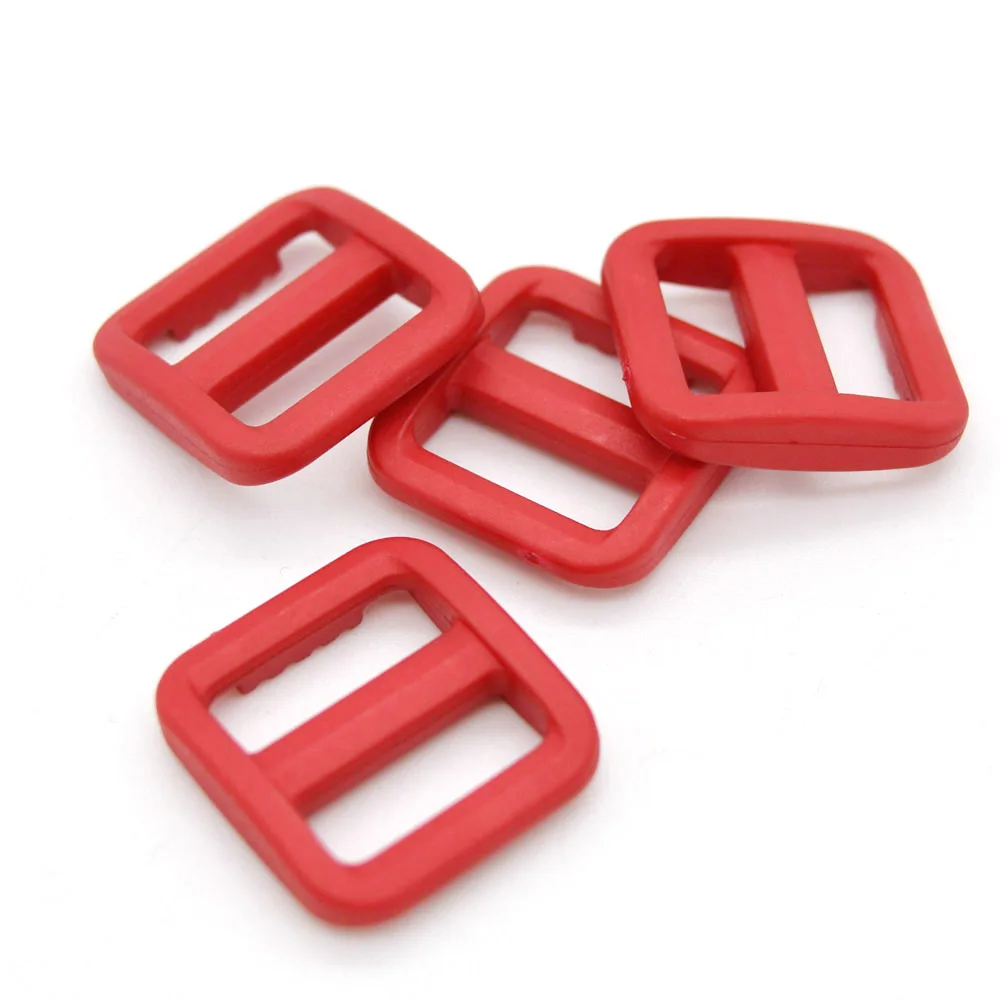

1000pcs/pack 5/8" Colorful Triglides Adjust Buckle For Dog Collar Harness Backpack Strap Webbing 15mm 12 colors