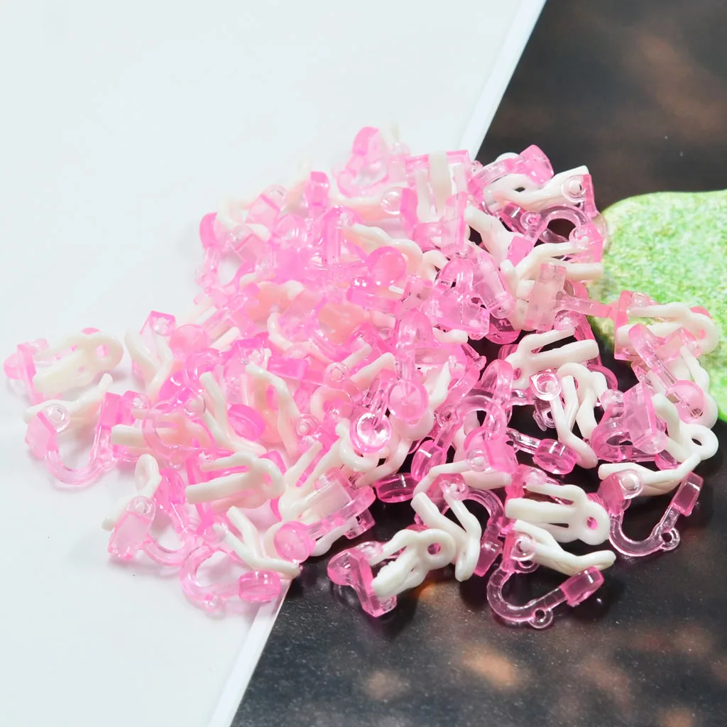 

50pcs Bulk Ear Clips Base Ear Hanging No Piercing Earring Base DIY Project