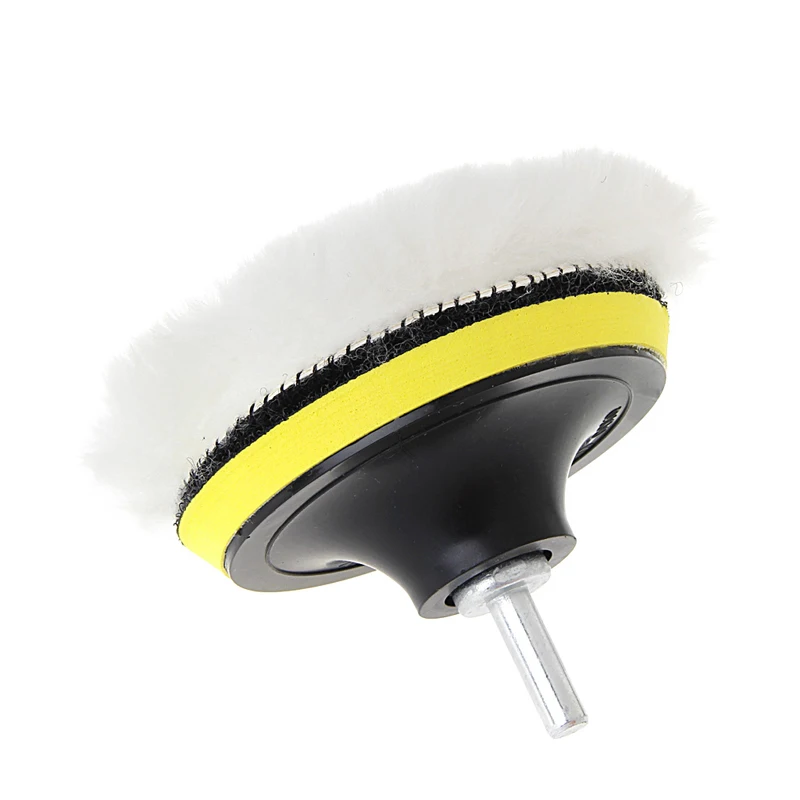 

Sponge Buffing Polishing Buffer pads Wool Metal 80mm Kit M10 Drill Adapter 3inch High quality New