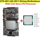 Семейная материнская плата 2011 для майнинга, разъем ЦП 5 PCIe PCI-E Express 3,0 X8, слоты памяти DDR3 для майнинга, поддержка 3060 GPU
