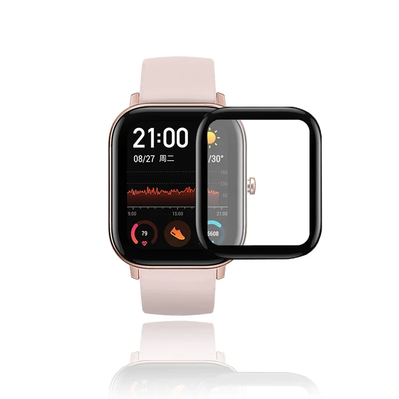 Мягкая HD-пленка из закаленного стекла для HuaMi Amazfit BiP S U Pro защитная пленка на весь
