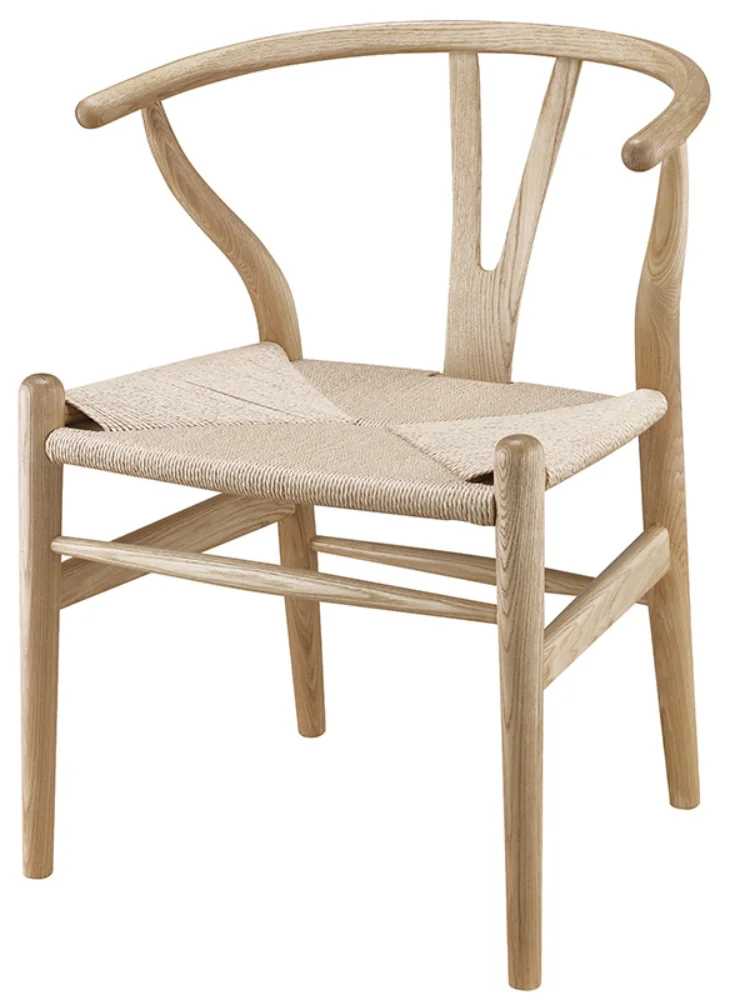 Деревянное кресло Wishbone Ханса Вегнера мебель из массива дуба для столовой