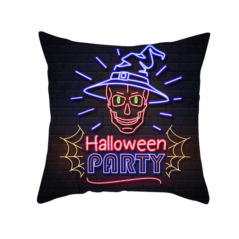 45x45cm подушки на Хэллоуин крышка декор вечерние Наволочки полиэстер диван в форме