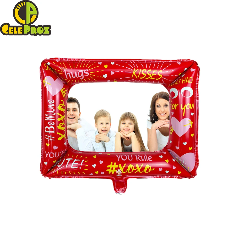 1 шт. фоторамка воздушные шары для свадьбы или нулевого дня рождения неоновые