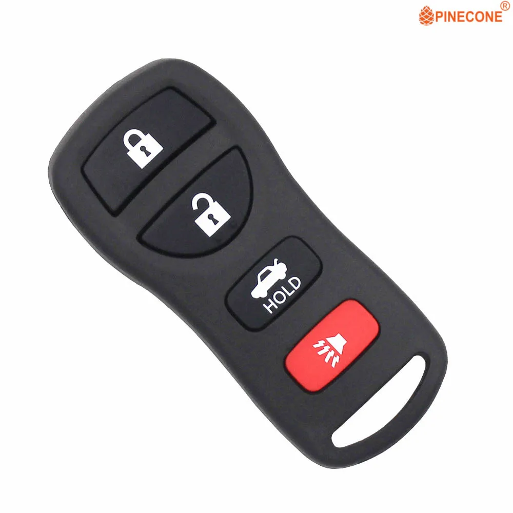 

PINECONE для Nissan Livina X-Trail Gennis Tiida Sylphy автомобильный ключ 4 кнопки новый передатчик пульт дистанционного управления чехол продажа