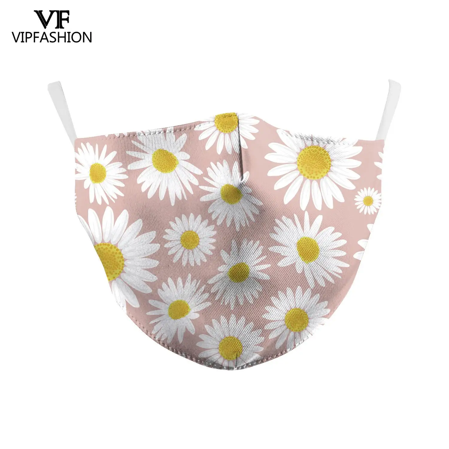 Маска для лица взрослых VIP FASHAION маска с цветочным принтом женщин дышащая моющаяся