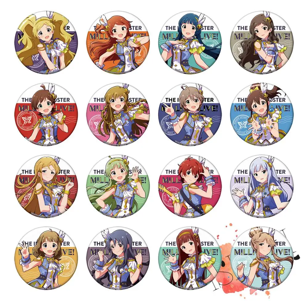 IDOLM @ STER аниме Idolmaster миллионов живых! Флуоресцентный бабочка Ver. Металлический