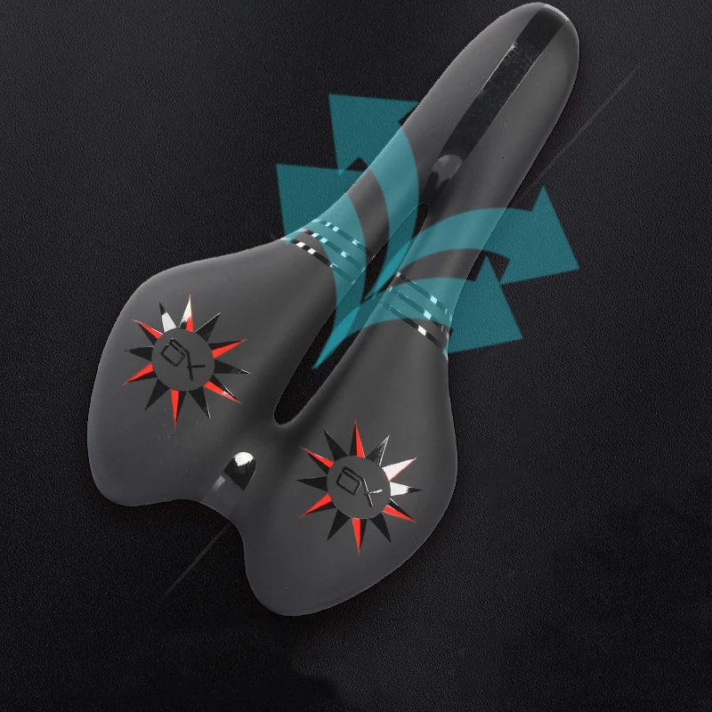 Велосипедное седло дышащая искусственная кожа пустотелая подушка Удобная