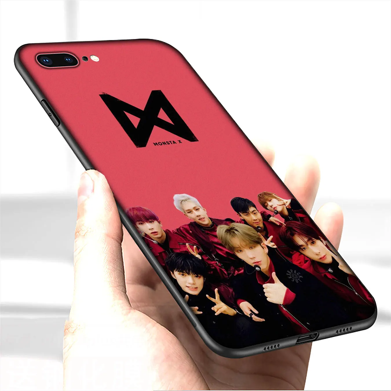 Мягкий силиконовый чехол для телефона MONSTAX Monsta X kpop iPhone 12 Mini XR XS 11 Pro Max 5 5S SE 6 6S 7 8 Plus