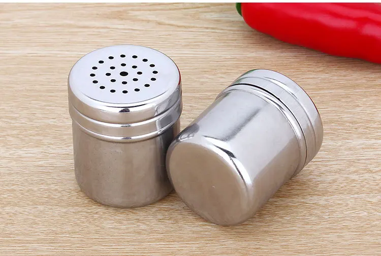 

300 Pcs Spice Pepper Shaker Seasoning Can Spice Bottles Pepper Sugar Dispenser Spice Jar Stainless Steel Salt Sugar Bottle