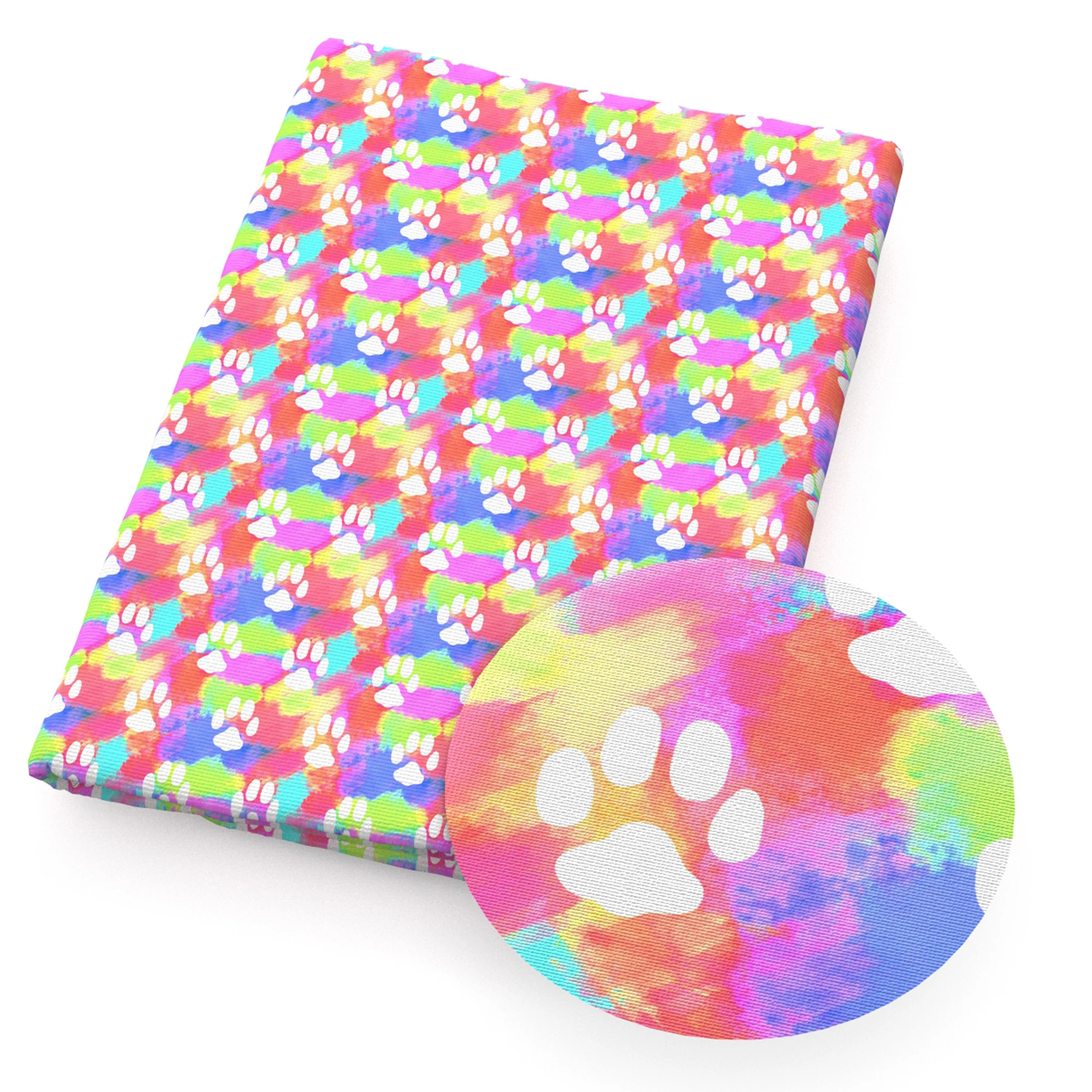 Половинная ткань из полиэстера и хлопка с принтом граффити для детского