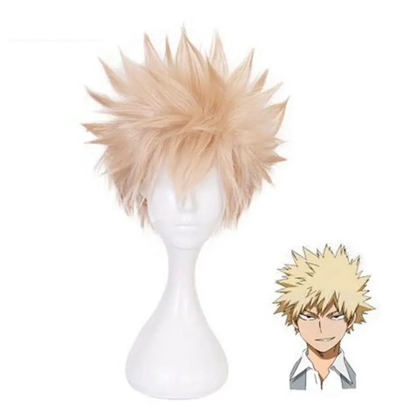 Парик для косплея JOY &amp BEAUTY My Boku no Hero моя Академия Bakugou Katsuki Bakugo синтетический