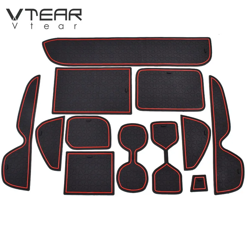 Vtear для тойота рав 4 Toyota RAV4 2019 2020 2021 аксессуары резиновые коврики слот ворот коврик