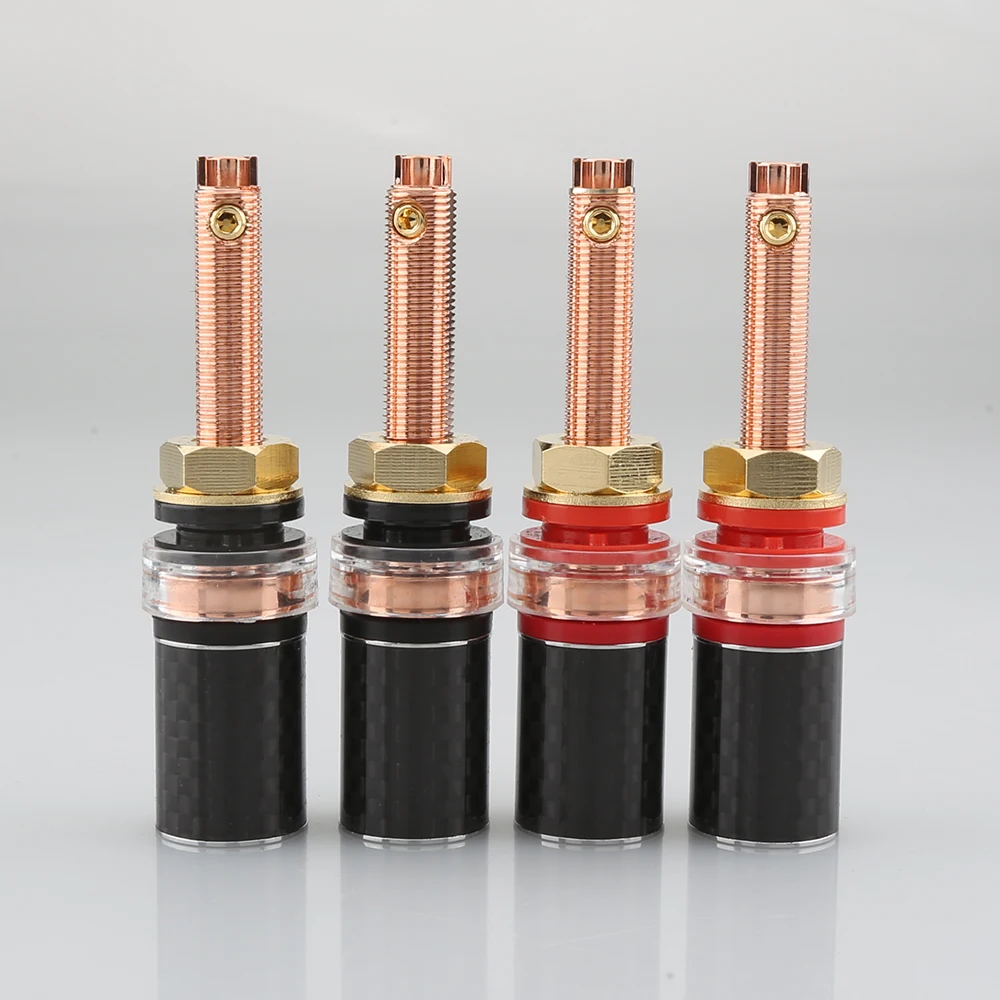 

4PCS Viborg BP614 Pure Copper Speaker Terminal long Binding Post HIFI