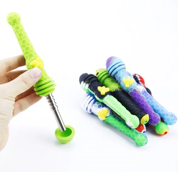 1 шт. творческий Силиконовые курительная трубка 122 мм Necta водопроводная труба с