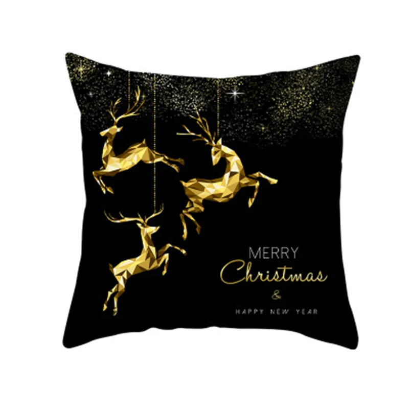 Рождественское украшение Чехол на подушку с принтом полиэфирная подушка чехол