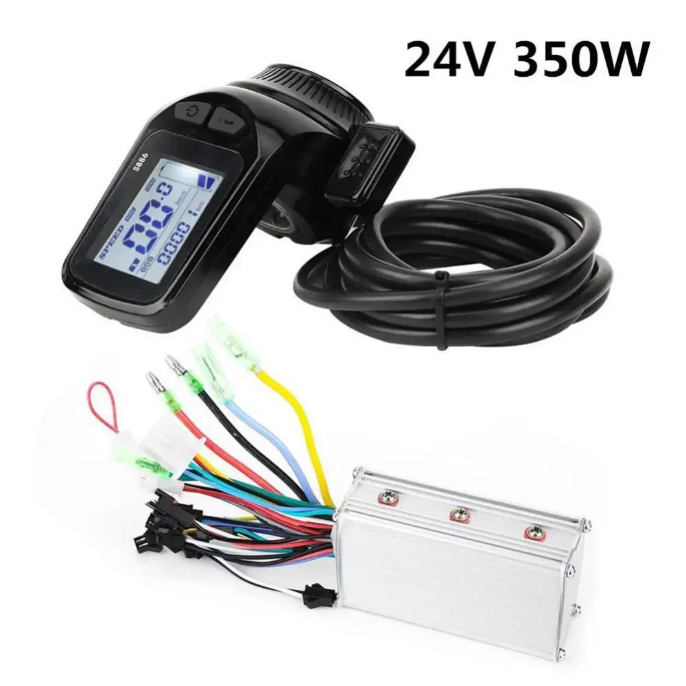

24/36/48V 350W Electric Scooter Motor Controller LCD Display Thumb Throttle Kit Thumb Throttle Kit