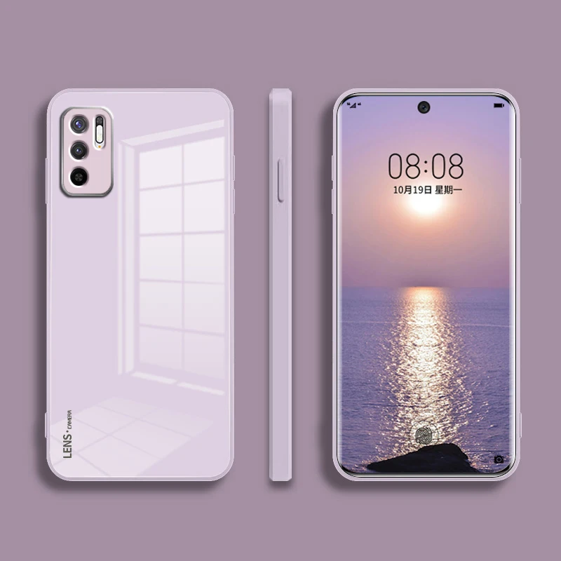 original tempered glass case for xiaomi poco m3 pro x3 gt 5g global soft silicone liquid phone back cover m3pro x3gt funda coque free global shipping