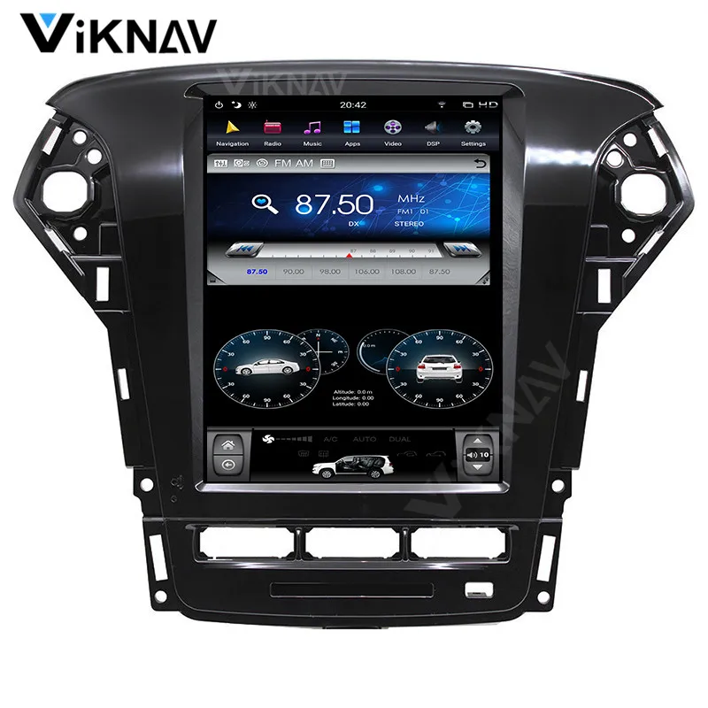 Автомагнитола для Ford Mondeo Fusion mk4 2007-2010 2011 2012 2013 Android мультимедийный плеер стерео