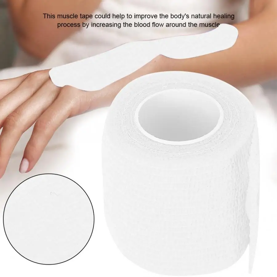 Педикюр 5 типов Камуфляжный узор хлопок эластичный клей растяжение травма мышц