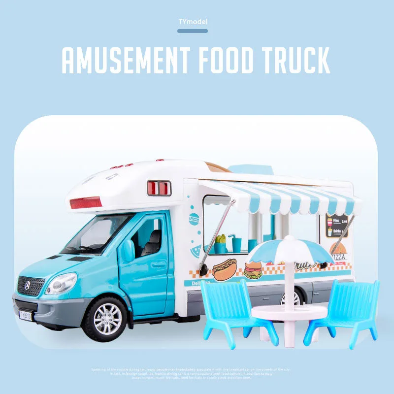 1:32 парк развлечений сплав обеденный автомобиль Ресторан фаст фуд хот дог